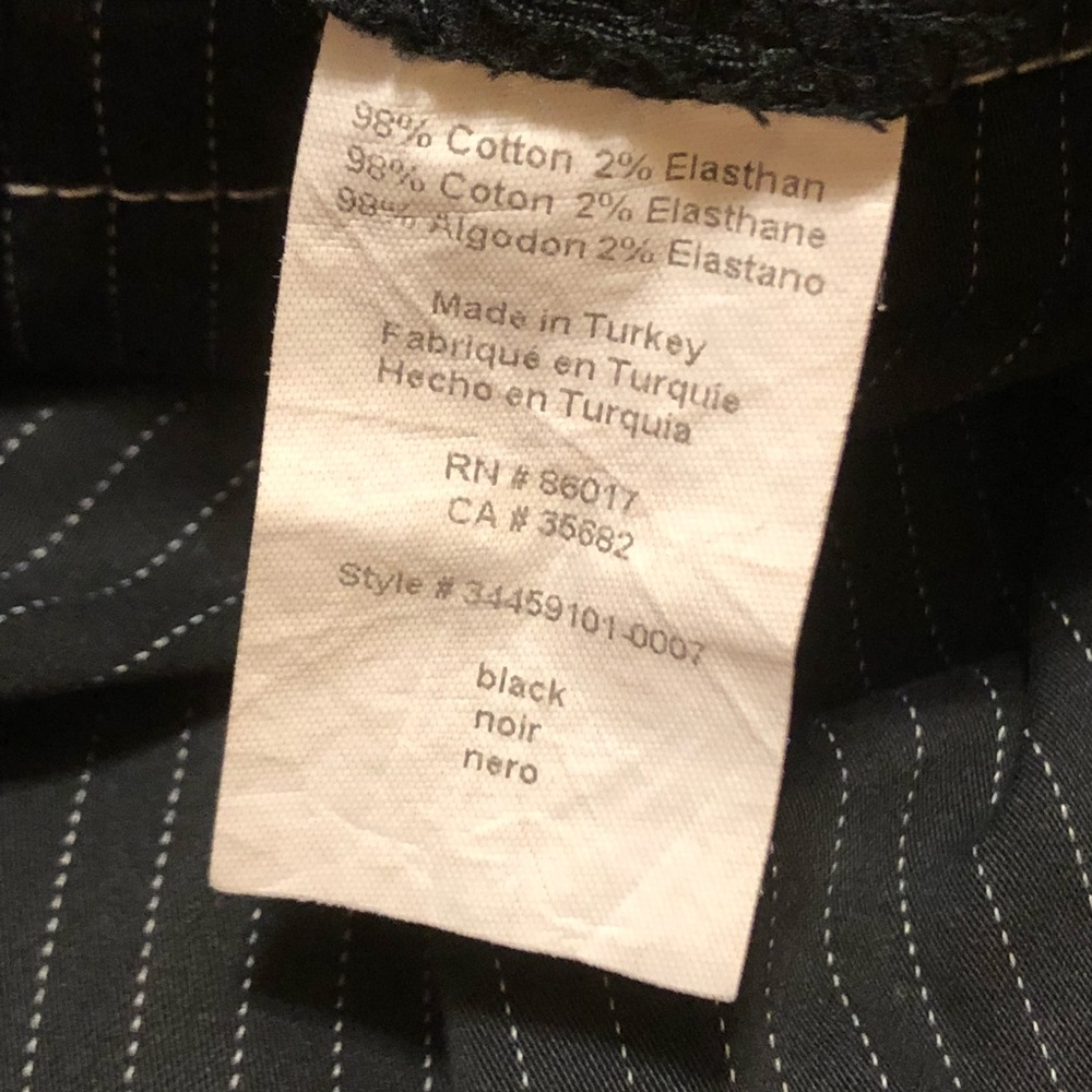 Bebe Pinstripe Dress Slacks / Trousers - Picture 6 of 8